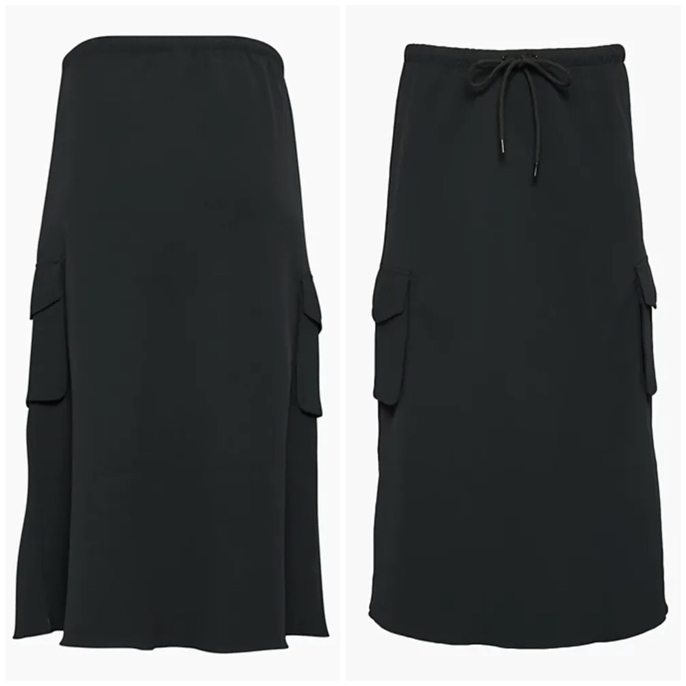 Aritzia Wilfred Muse Cargo Skirt in Black Size M